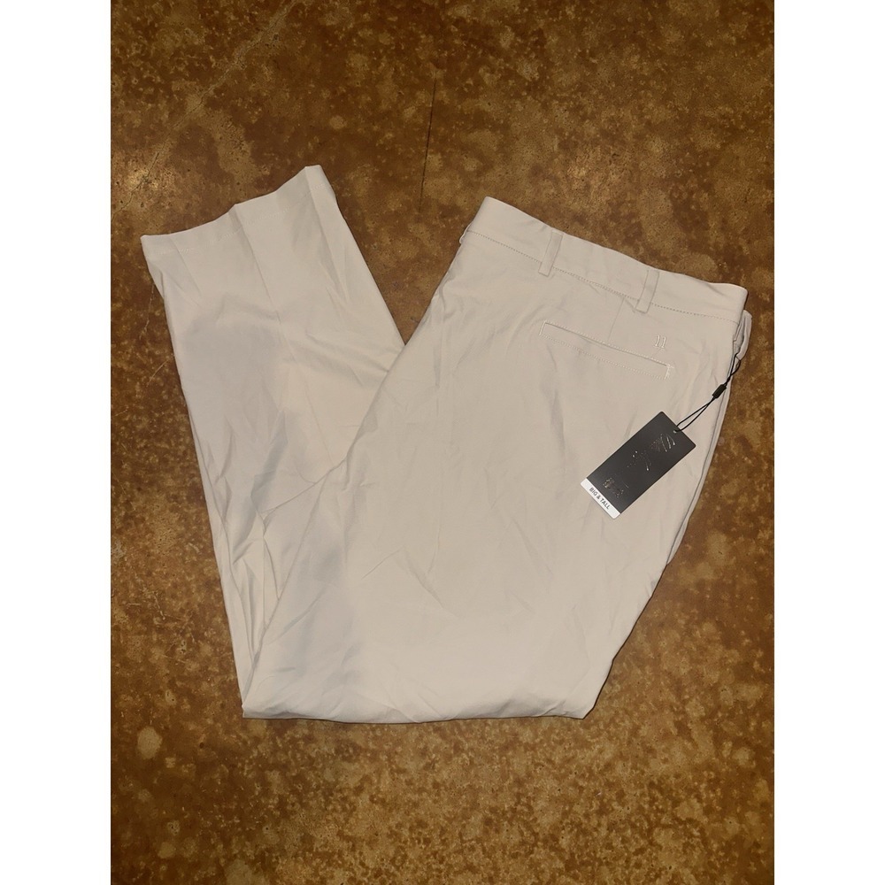 Walter Hagen Men's 11 Big & Tall Majors Golf Pants Size 48x30 Light Khaki NWT